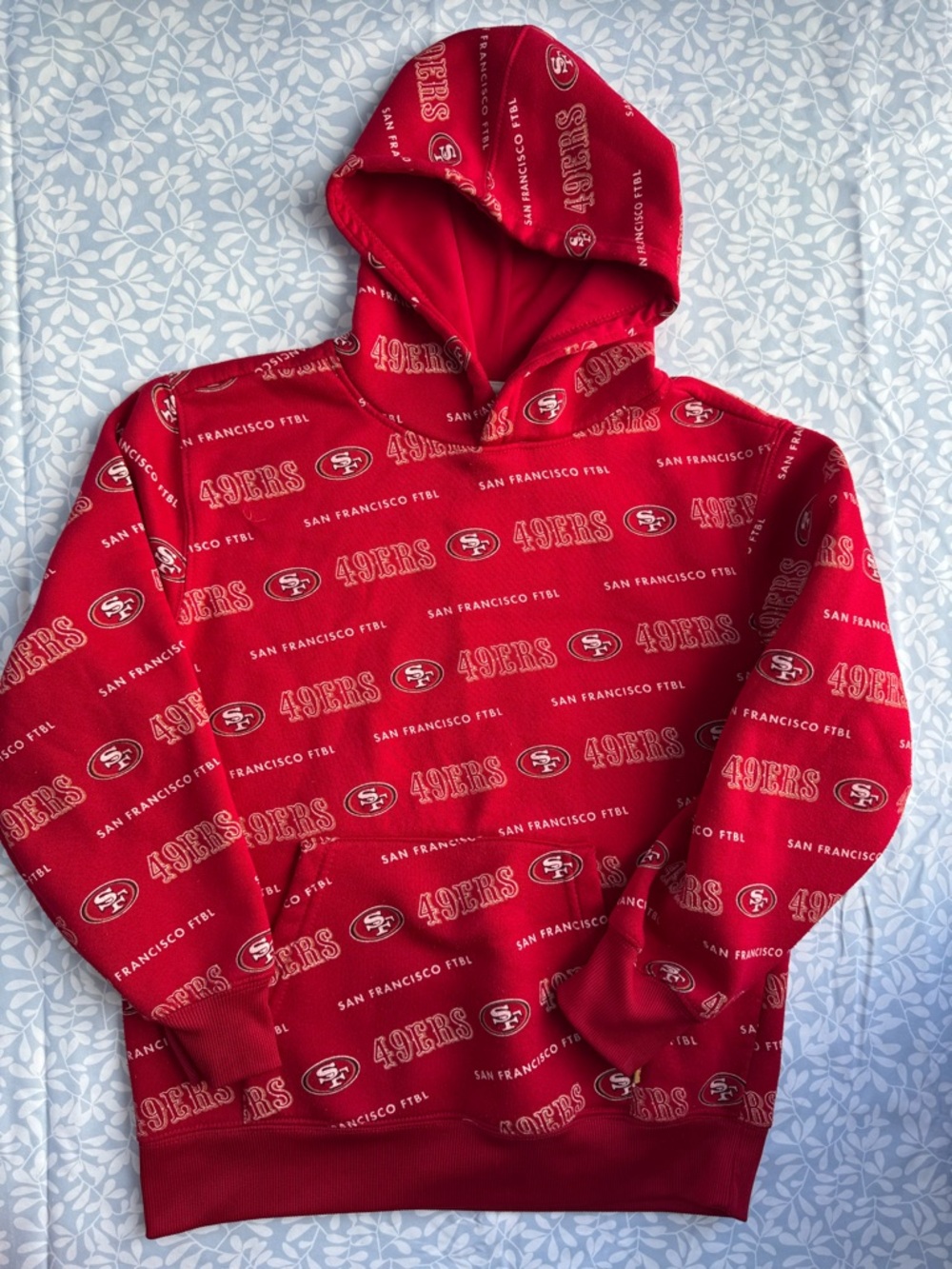 San Francisco 49ers Red Logo Pullover Hoodie